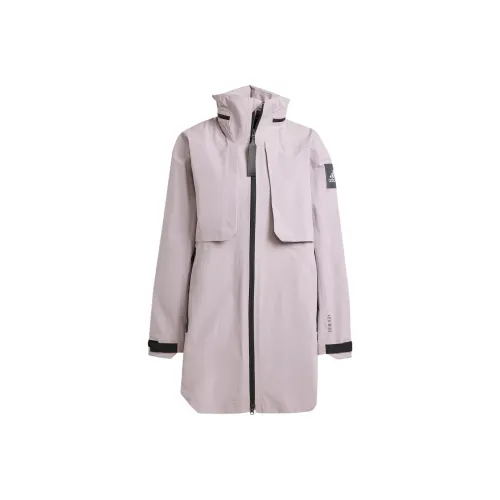 Adidas MYSHELTER RAIN.RDY PARKA Куртки Пальто Женские Светло-розовый