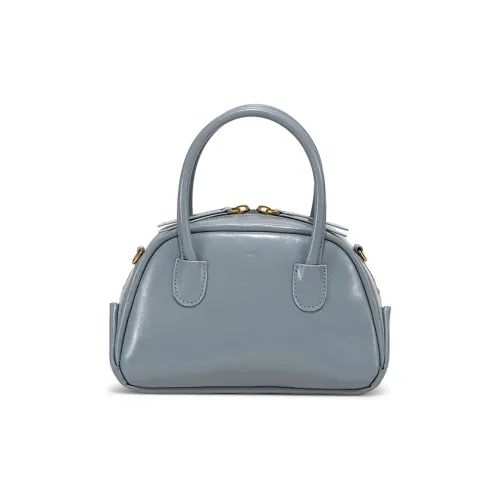 Simedin Коровья кожа Одно плечо Сумка Маленькая Женская Глубокий черный Mordan синий Экрю