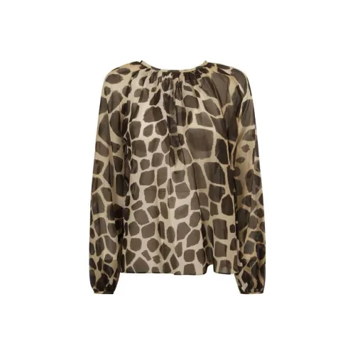 MaxMara Studio Рубашка Женская Рыжевато-Коричневый