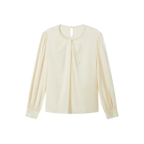 FINITY Шифон Рубашка Женская Абрикос