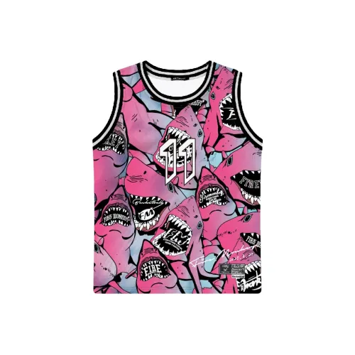 FireMonkey Баскетбольная Джерси Унисекс Фиолетовая Розовая