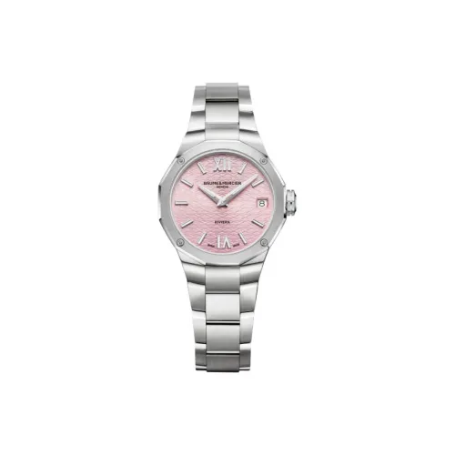 Baume & Mercier Автоматический Механический Movement Женские Часы Rivera Series 33 мм Розовые