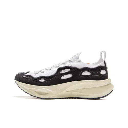 Подкладка Slip-resistant устойчивая к истиранию низкий топ повседневная обувь унисекс черный белый