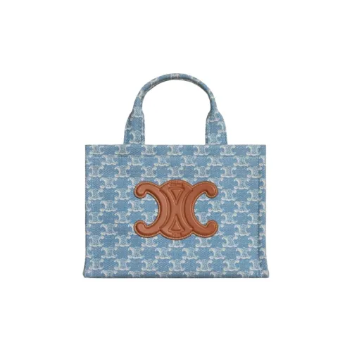 CELINE Cabas Thais Сумка через плечо Сумка маленькая Женская Синяя