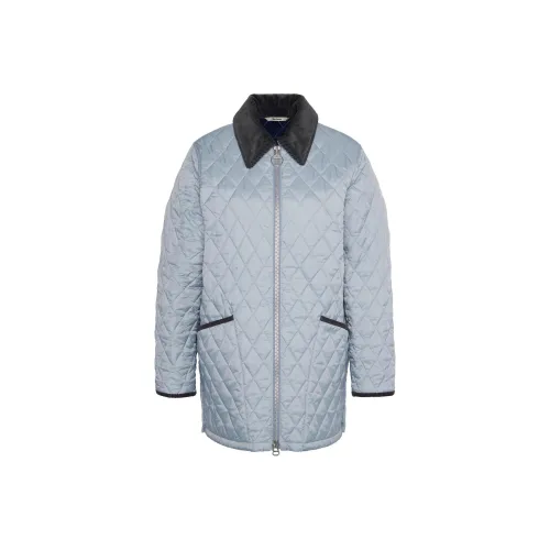 BARBOUR FW24 Куртки и Пальто Женские Ледяной Синий