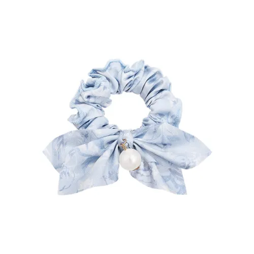 ROYALSASA Полиэстер Искусственная жемчужина Резинка для волос Женская