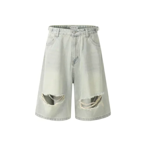 NEVER RULE Унисекс Джинсовые шорты