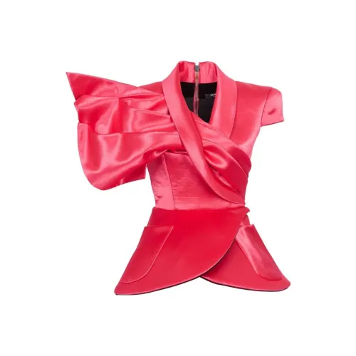 BALMAIN Фуксия Женские Рубашки