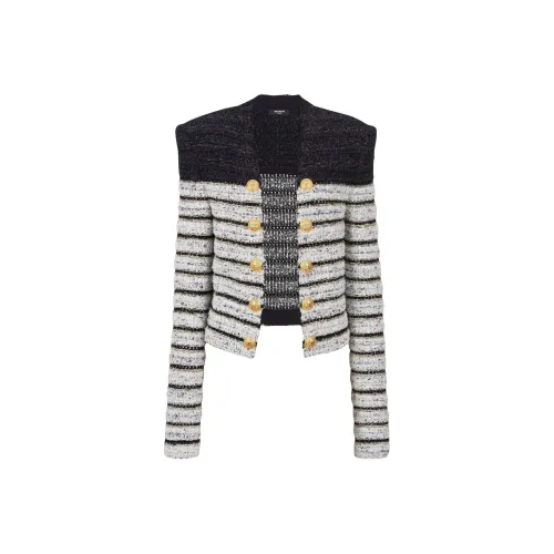 BALMAIN SS22 Куртки и Пальто Женские Черные