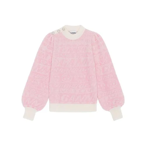 GANNI Светло-розовый Женская Трикотажная Одежда