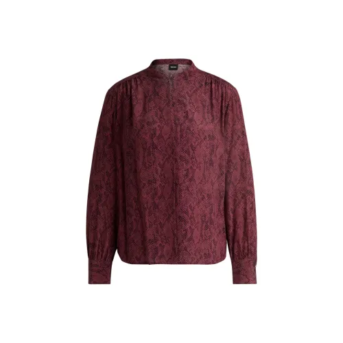 Hugo Boss Рубашка Женская Темно-Красная