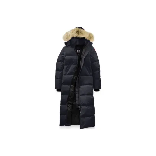 Canada Goose Mystique Series Женские пуховики темно-синего цвета