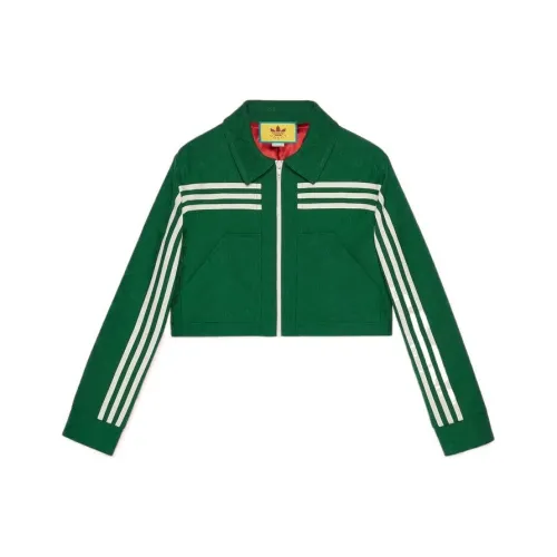 GUCCI X ADIDAS GUCCI X ADIDAS Collaboration FW22 Куртки и пальто Женские Зеленый
