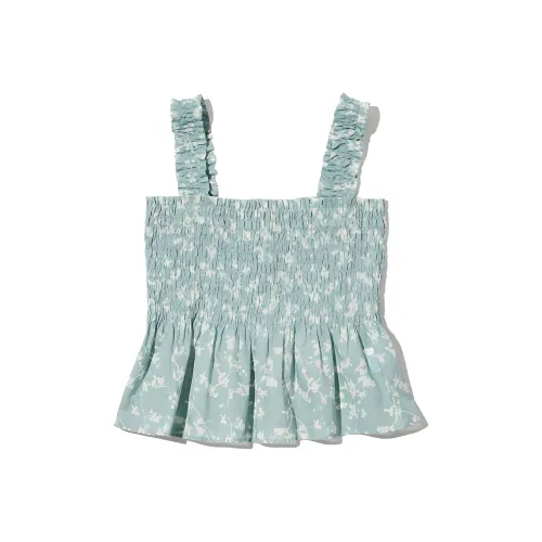 UNIQLO Рубашка Женская Изумрудно-Зеленая