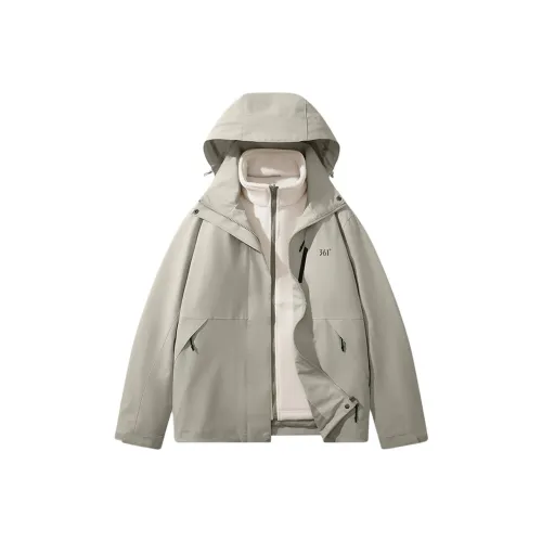 361° Куртки и пальто женские хаки-серый