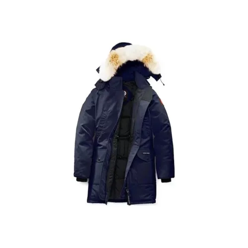 Canada Goose пуховик PARKA пальто зимний женский синий