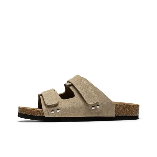 AGSDON Противоскользящие Устойчивые к истиранию Мода Минималистский стиль Слипоны Плоская подошва Тапочки Мужские