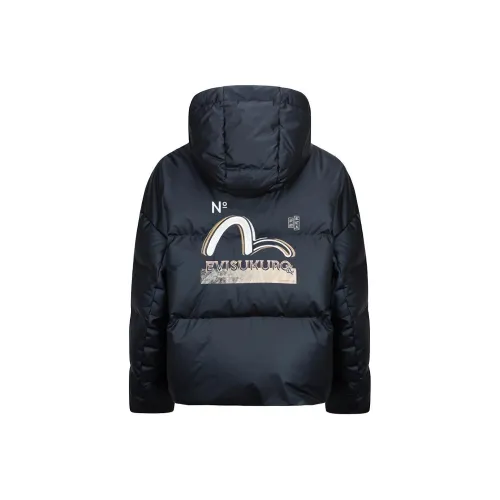EVISU Черные Женские Пуховики