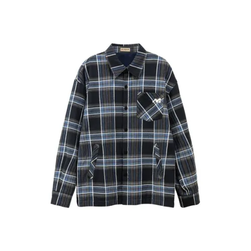 NO ONE ELSE Рубашка Женская Темно-синяя