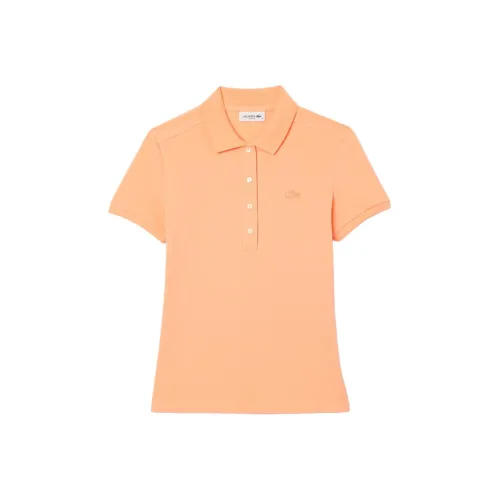 LACOSTE Поло Женское Оранжевое
