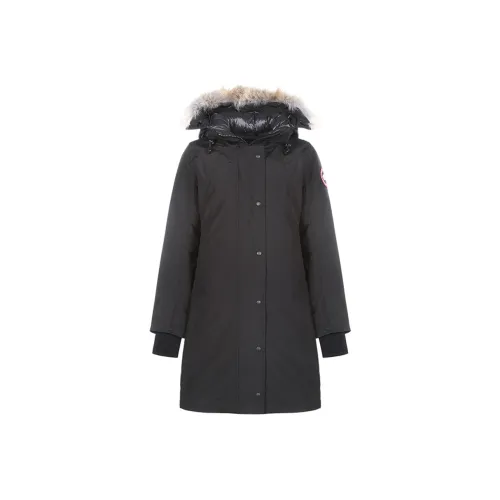 Canada Goose Sherbrooke Series Черные Женские Пуховики
