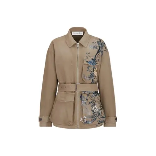 DIOR Quarterly New Products Куртка Женская Бежевая