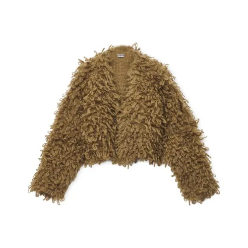 LOEWE FW23 Трикотаж Женский Хаки Зеленый