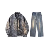 Set (Blue Top + Nostalgic Blue Jeans)  
Комплект (Синий Топ + Ностальгические Синие Джинсы)