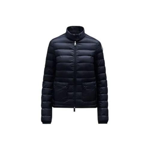 Moncler Lans Series Женские пуховые куртки, цвет полуночный синий