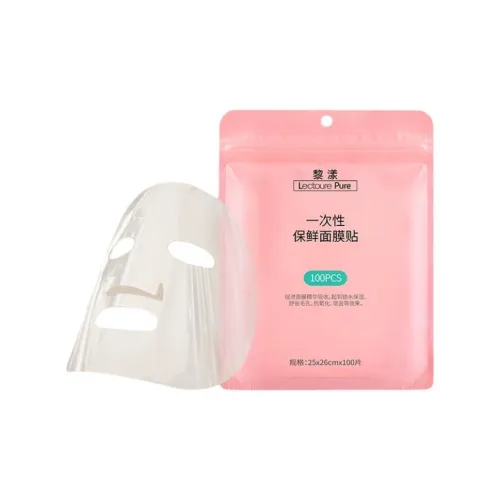 LEOUEANR Одноразовый Прозрачный Свежий Маска для лица Лист Портативный 100 Штук