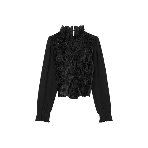 SANDRO Черный Женские Трикотаж