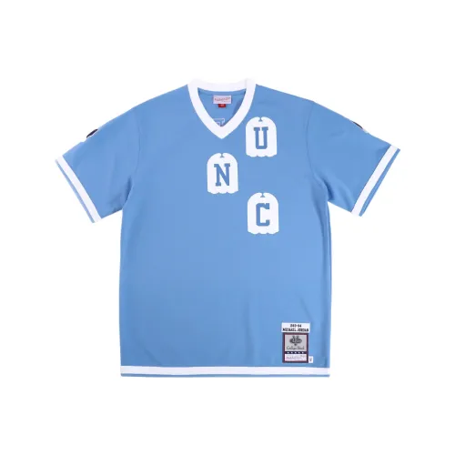 MITCHELL NESS NCAA SHOOTING Рубашка Michael Jordan Баскетбол Джерси Унисекс Синий
