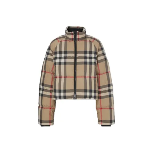 Burberry Пуховик Женский Бежевый