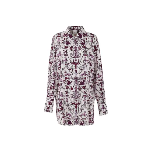 PATOU Женские Рубашки Красного Цвета