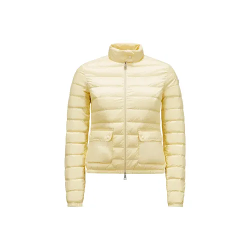 MONCLER Пуховик Женский Светло-Желтый