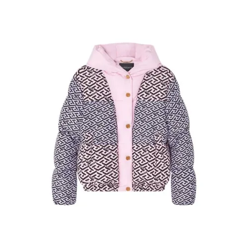 VERSACE SS22 Пуховик Женский Розовый