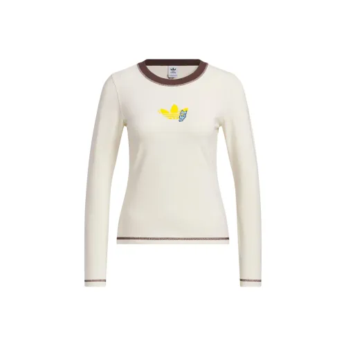 Adidas Originals T-Shirt Женская Чудесный Белый