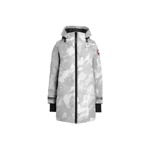 Canada Goose Minden Series Пуховик Женская Серебряная Береза