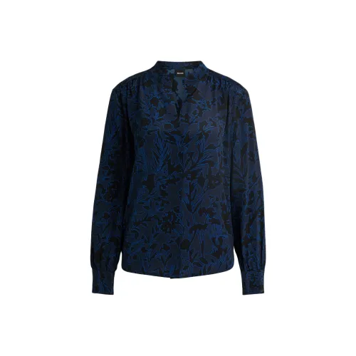 HUGO BOSS Синие Женские Рубашки