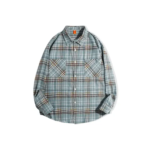 ZHONGBANGJICHU Рубашка Женская Синяя