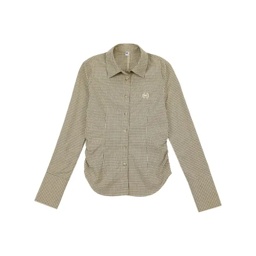 Crying Center Хаки Женские Рубашки