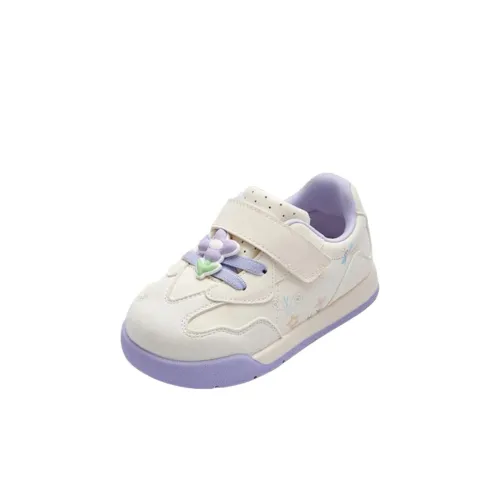 BALABALA Growth Stride Collection Slip-resistant Anti KICK Низкий топ Малыш Обувь Белый Фиолетовый Infant And Toddler