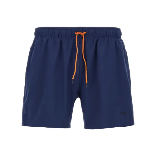 Hugo Boss SS25 Повседневные шорты Мужские Темно-синие