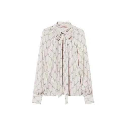 TWINSET Milano FW24 Рубашка Женская Белая