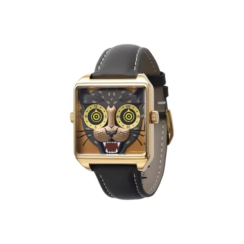 HappieWatch Parker Наручные часы Кварцевый механизм Часы Женские Часы Циферблат часов Кофейный