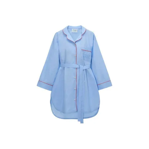 SNAPPY CUDDLE Blue Женские Рубашки