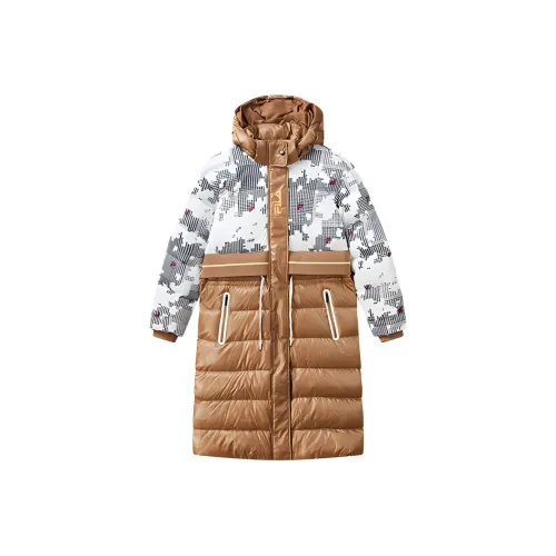 FILA 3,1 Phillip Lim collaboration collection Карамель Чайный коричневый Женские пуховые куртки