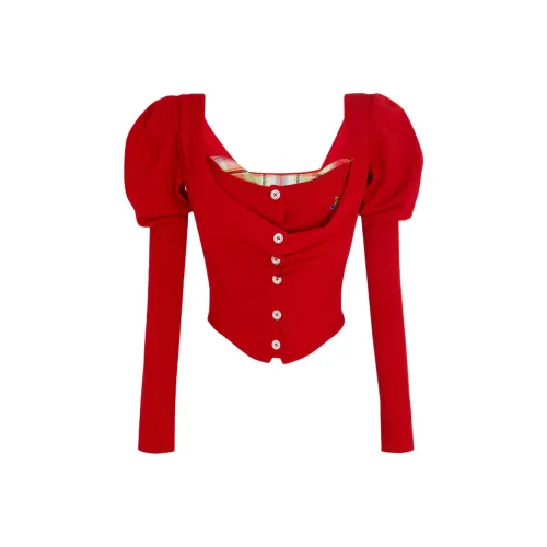 Vivienne Westwood FW24 Рубашка Женская Красная