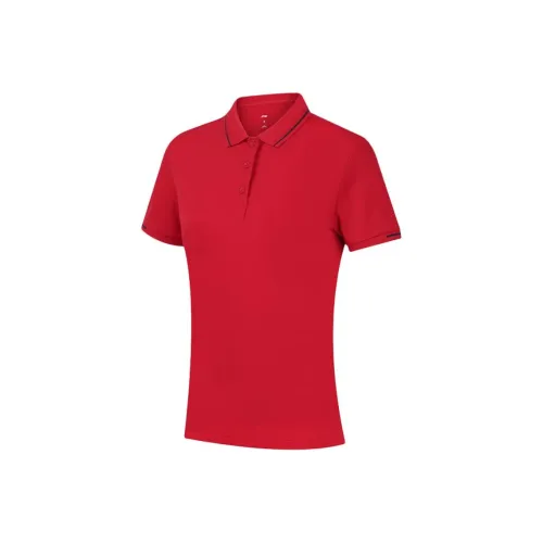 Подкладка Fitness Series Поло Женские Бычий красный