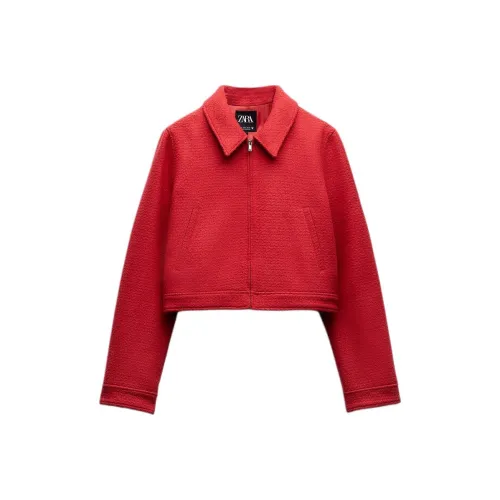 ZARA Красные Женские Куртки